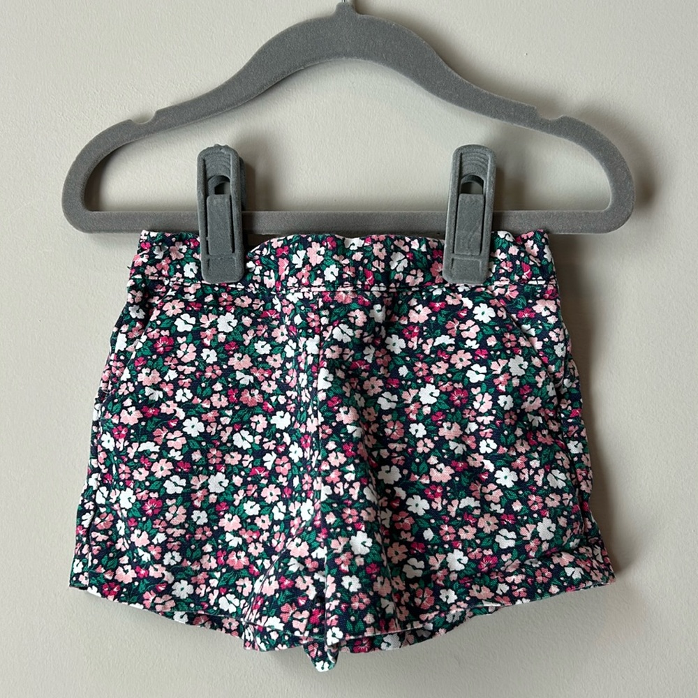 Janie and Jack Multi Color Flower Print Short Size: 12-18 months| Spring